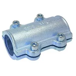 Gebo Dichtschelle aus Temperguss DS Serie 252 1/2", für Stahlrohr 2-teilig, f. Stahlrohr, 2"