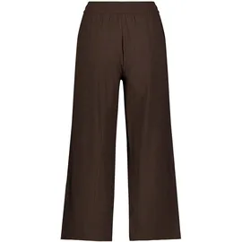 Zero Damen Hose mit Bindegürtel Braun 38