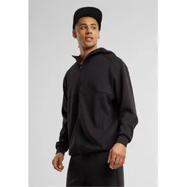 URBAN CLASSICS Scuba Zip Pocket Kapuzenpullover Black L