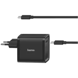 Hama Universal USB-C-Notebook-Netzteil (Schwarz)