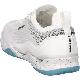Kempa Hallen-Sport-Schuhe Wing Lite 3.0 W Größe 9 in weiß/aqua/schwarz weiß/aqua/schwarz