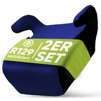 HiTS4KiDS AKRON Coti Kindersitzerhöhung 2er Set | Praktische Sitzerhöhung Auto Kinder für 126-150 cm | Geprüfter Kindersitz 15-36 kg | Komfortabel, Strapazierfähig & hygienisch waschbar
