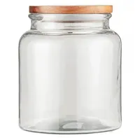 Ib laursen Glaskrukke m/trælåg 2350 ml