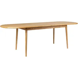 ZUIVER Twist 185/240 x 76 x 90 cm oval Eiche beige