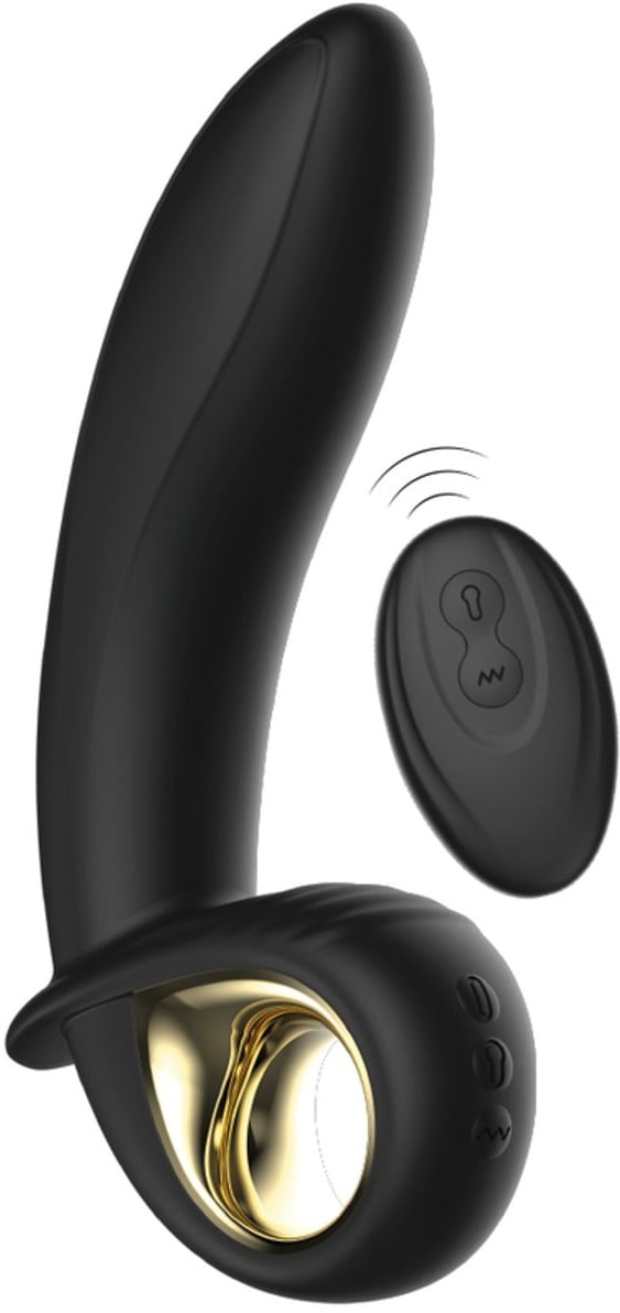 G-Punkt Vibrator 'Remote Control Inflatable Vibrator' mit Fernbedienung | 10 Vibrationsmodi Ibiza 1 St schwarz