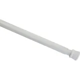 GARDINIA Spannstange, Weiß, 90-140 cm, ausziehbar ohne Bohren, Vorhangstange, Raumteiler
