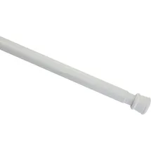 GARDINIA Spannstange, Weiß, 90-140 cm, ausziehbar ohne Bohren, Vorhangstange, Raumteiler