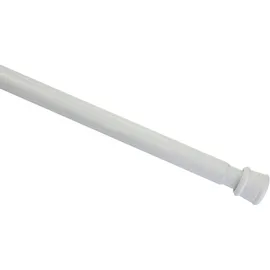 GARDINIA Spannstange, Weiß, 90-140 cm, ausziehbar ohne Bohren, Vorhangstange, Raumteiler
