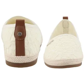Tom Tailor Damen 7490090015 flacher Slipper, cream 37 - 37