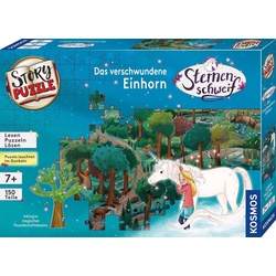 Kosmos Puzzle »StoryPuzzle, Sternenschweif, Das verschwundene Einhorn«, 150 Puzzleteile, Made in Germany bunt