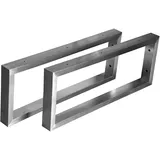 CHYRKA Wandregalhalter Wandkonsole MK Edelstahl 201 40x20 Träger Regalträger Regalhalter 10 cm x 45 cm