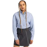 Element Langarmshirt "Napkins", Damen, Gr. M, blau (stripe blau, pomegranate), Obermaterial: 100% Baumwolle., Shirts Langarmshirt
