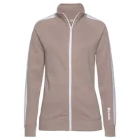 Bench. Loungewear Sweatjacke Damen beige-weiß Gr.40/42