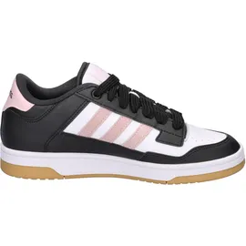 adidas Rapid Court Low Kinder Weiß/Schwarz/Pink 38