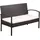 vidaXL Garten-Lounge-Set 5-tlg. braun 44184