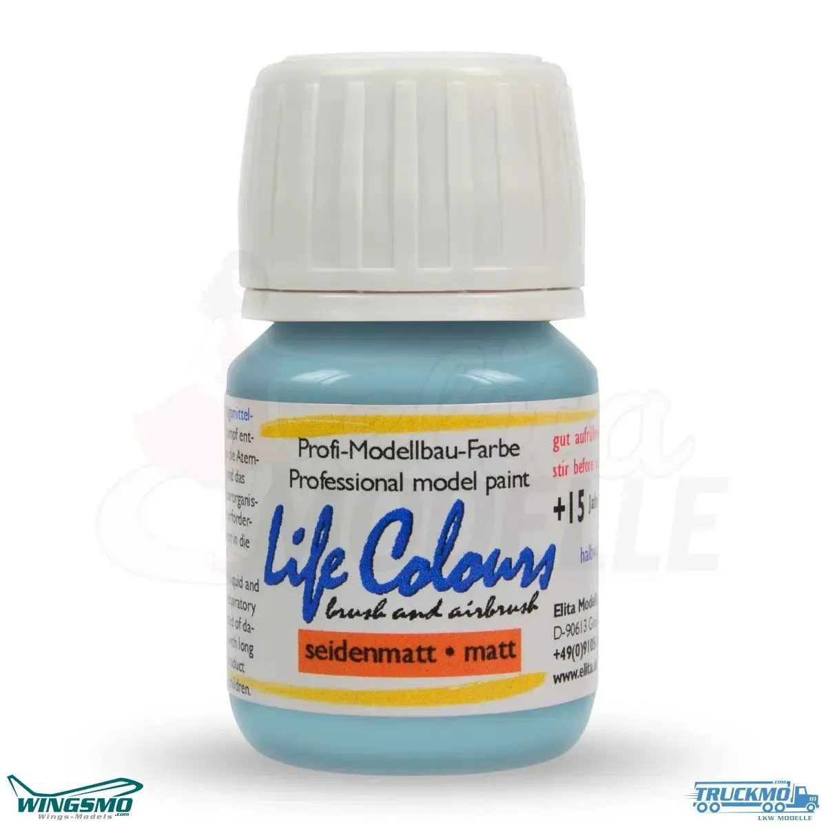 Elita Farben Life Colours DDR Gletscherblau