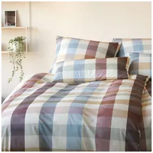 ELEGANTE Kuschel Karo Kariert Grün/Rot Jersey 40 x 80 cm