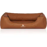 Knuffelwuff Hundebett Henderson Kunstleder XXL 120 x 85cm Rusty