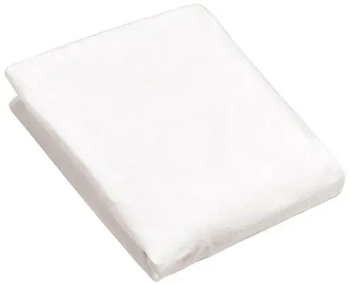 Waterproof Fitted Sheet for Cot Bedwetting Sheet White (60x120 cm)