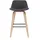 miliboo Skandinavischer Barhocker 65 cm Dunkelgrau