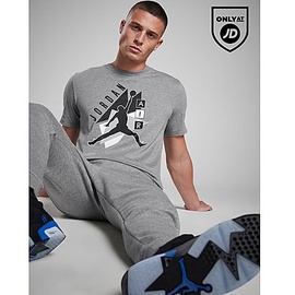 Jordan Branded Graphic T-Shirt - Herren, Carbon Heather/White/Black, XXL