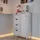 Mendler Kommode HWC-D12, Schrank Schubladenkommode, Shabby-Look Vintage 82x55x30cm weiß