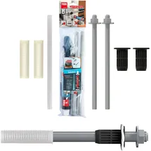 TOX Schwerlast-Montagesystem Thermo Proof, (Ausführung: M12 x 400 mm)