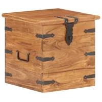 VidaXL Truhe 40x40x40 cm Akazie Massivholz