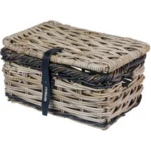 Basil Dijon S Rattan grau/schwarz
