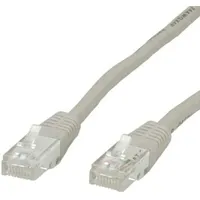 Value Patchkabel Cat.6 (Class E) UTP, grau, 1 m