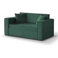 Beautysofa Schlafsofa Dave II, Die Lieferung gilt für die Einbringung in die Wohnung, Liegefläche 188 x 122 cm, Bettkasten, Loungesofa mit Relaxfunktion grün