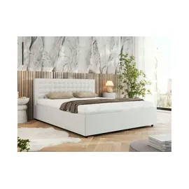MKS Meble Polsterbett PAVO CLASSIC - weiß ¦ Maße (cm): B: 148 H: 91