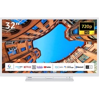 Toshiba 32WK3C64DAW 32 Zoll Fernseher/Smart TV (HD Ready, HDR, Alexa Built-In, Triple-Tuner, Bluetooth) - Inkl. 6 Monate HD+ [2023]