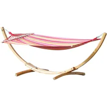 ASS Altenburger 320cm Hängemattengestell Gestell + Stab Hängematte Holz Lärche BLANCA-ALICIA