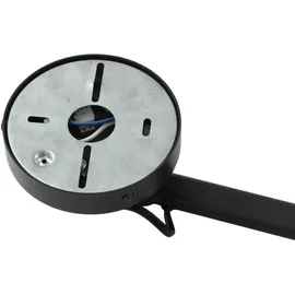 LUCANDE Wandleuchte, Wandlampe Innen Silka schwarz,