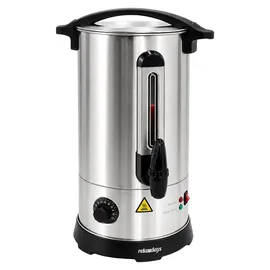 Relaxdays Glühweinkocher 7 l Silber