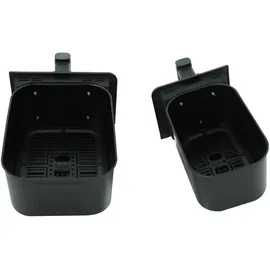Westfalia Heißluft Fritteuse 9 L Doppelkammer schwarz