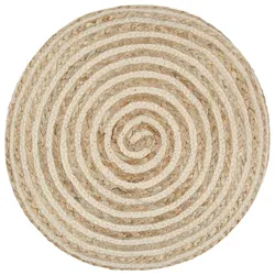 vidaXL Handgefertigter Sitzpuff 40 x 45 cm Jute