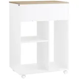 SoBuy ASK10 Aktenschrank 63 x 40 x 88 cm weiß
