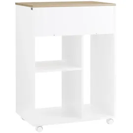 SoBuy ASK10 Aktenschrank 63 x 40 x 88 cm weiß