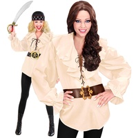 Widmann - Kostüm Piratin / Renaissance, Bluse, Captain, Faschingskostüme, Karneval