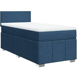 vidaXL Boxspringbett 100 x 200 cm Blau