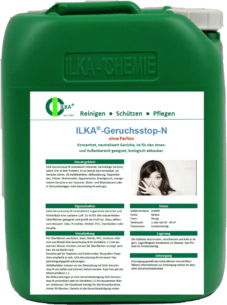 ILKA - Geruchsstop N ohne Parfüm - 30 ltr