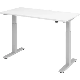 bümö Schreibtisch elektrisch höhenverstellbar Weiß