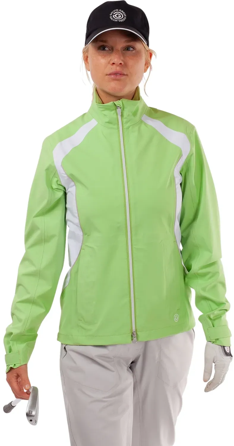 Galvin Green Regenjacke Amy, hellgrün/weiß