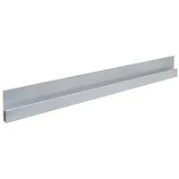 Anrotec Alu h-Kartätsche L.1800mm m.Verstärkungswulst Alu.1,6mm