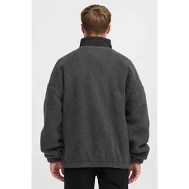 !Solid Fellimitatjacke SOLID "Fellimitatjacke SDMarkcom", Herren, Gr. S, grau (iron gate), Obermaterial: 100% Polyester PES., Jacken