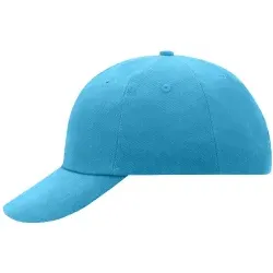 myrtle® beach 6 Panel Raver Cap MB6111, himmelblau 1 Stück, Farbe: himmelblau