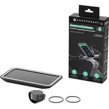 Shapeheart Magnetische Fahrrad-Handyhalterung wetterfeste Hülle Elektrofahrrad Roller;Mountainbike Fußball;Fahrrad Halterung - Schwarz