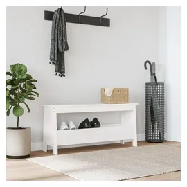 vidaXL Sitzbank Flurbank Weiß 100 x 28 x 45 cm